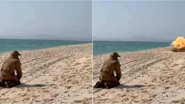 Engenho explosivo foi desativado na Praia da Comporta pela Marinha