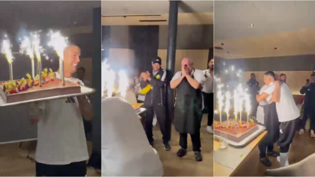 Gesto de Cristiano Ronaldo deixa funcionário do Al Nassr em lágrimas