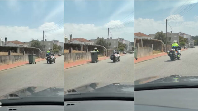 Gesto de militar da GNR na Volta a Portugal conquista as redes sociais