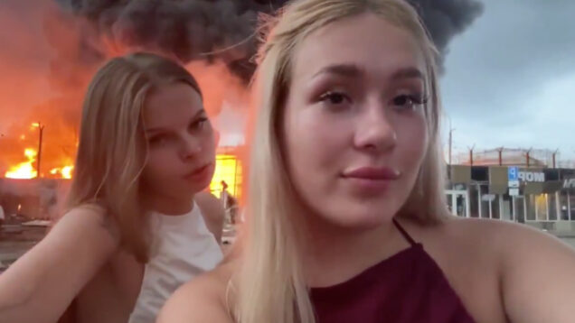 Influenciadoras russas presas após partilharem vídeo no TikTok junto a incêndio