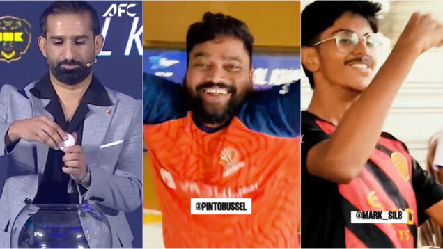 Jogadores de equipa indiana explodem de alegria ao saber que vão defrontar o Al Nassr