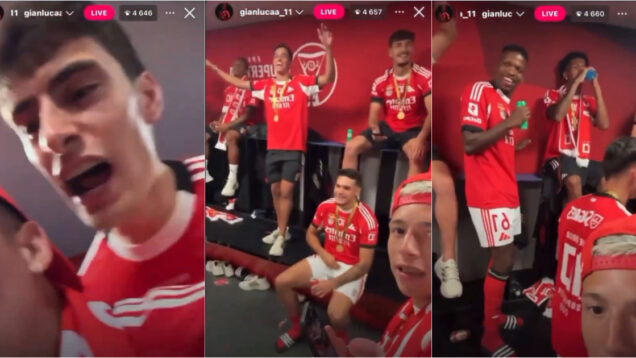 Jogadores do Benfica ligaram a ex-jogador do clube