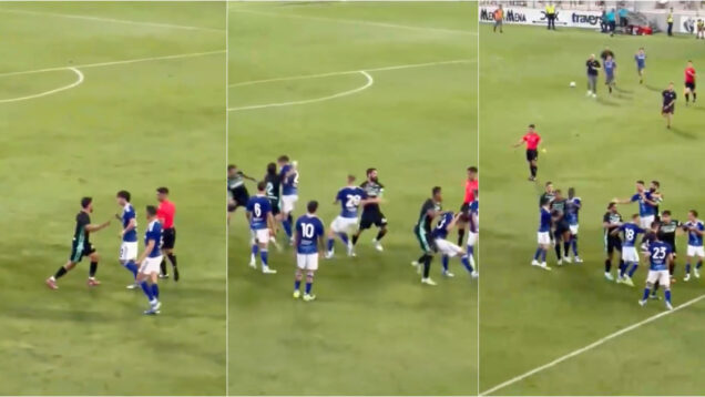 Jogo amigável com pouco de amigo socos mancham Betis Como