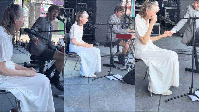 Jude York emociona público ao cantar com a mãe em festival na Áustria