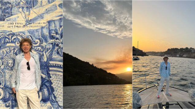 Mick Jagger partilha imagens das férias em Portugal e elogia Um lugar lindo para explorar