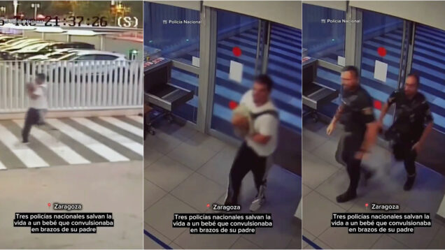 Polícias salvam vida de bebé em Espanha após corrida desesperada do pai até ao hospital