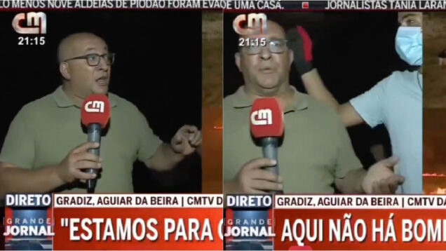 Repórter da CMTV expulso por proprietário de terreno