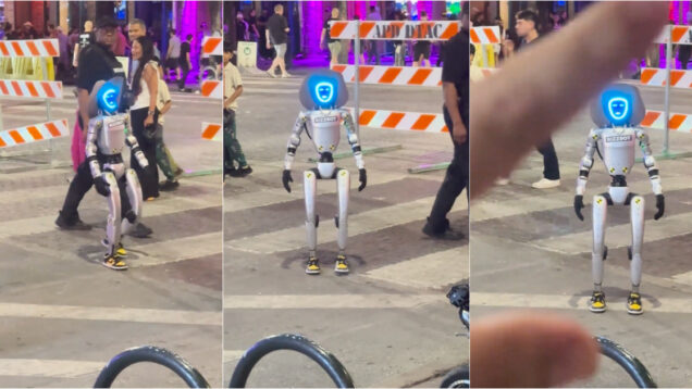 Robô passeia pela rua sozinho e dá sinais claros de que a revolta das máquinas já começou