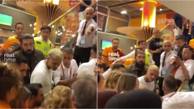 Vídeo mostra Icardi a dar cabeçada a adepto após jogo do Galatasaray