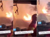 Vídeo mostra bombeiros a atravessar fogo em Piódão com o chefe a dar confiança ao condutor 1