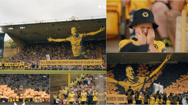 Wolverhampton partilha bastidores emocionantes da homenagem a Diogo Jota