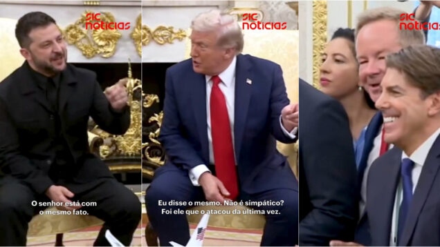 Zelensky responde a jornalista que o acatou por causa da roup Eu mudei, mas você está com o mesmo fato