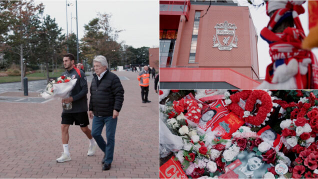 Atlético de Madrid homenageia Diogo Jota antes do duelo com o Liverpool