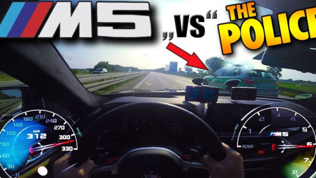 BMW M5 desafia limites e ultrapassa polícia a 310 km_h na Autobahn