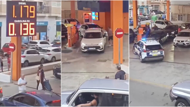 Corrida ao combustível em Espanha gera confusão depois de anunciarem por engano gasolina a 13 cêntimos