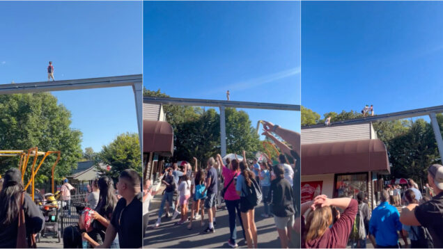 Criança sem supervisão dos pais é resgatada após caminhar sozinha sobre os carris de um parque nos EUA