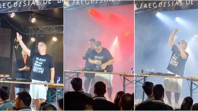 Dj Bruno de Carvalho deu show em Setúbal e o momento tornou-se viral