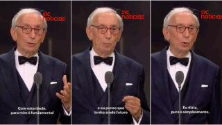 Júlio Isidro foi homenageado com o Prémio Mérito e Excelência nos Globos de Ouro