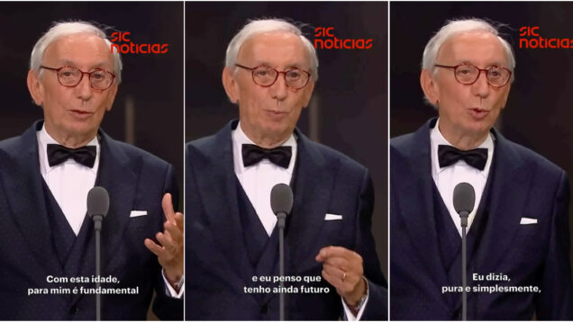 Júlio Isidro foi homenageado com o Prémio Mérito e Excelência nos Globos de Ouro