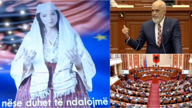 Ministra gerada por IA toma assento no parlamento da Albânia e suscita críticas na primeira intervenção