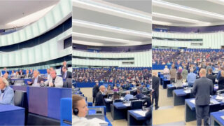 Minuto de silêncio por Charlie Kirk acaba em caos de barulho no Parlamento Europeu