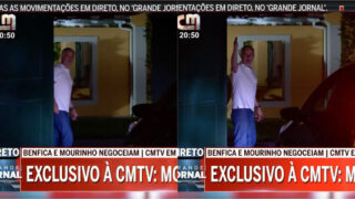 Mourinho manda o pessoal da CMTV à porta de casa ir dormir