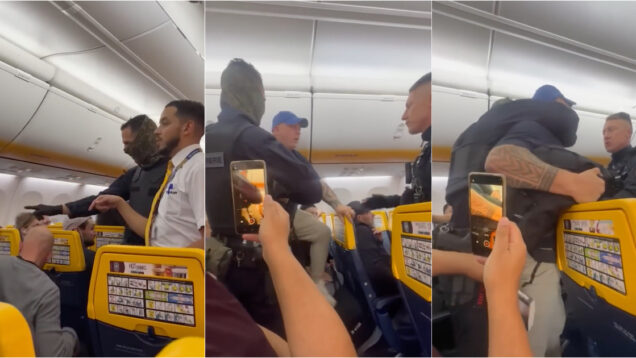 Passageiro tenta abrir porta durante voo da Ryanair para Alicante e acaba detido