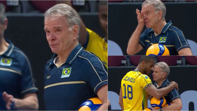 Selecionador brasileiro de voleibol perde a mãe minutos antes de uma partida decisiva