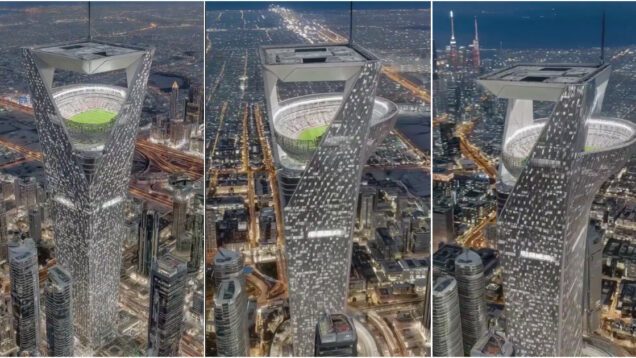 Arábia Saudita vai construir estádio no topo de um arranha-céus para o Mundial