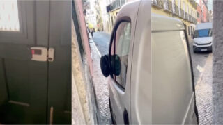 Estacionamento absurdo deixou homem preso na sua própria casa algures em Portugal