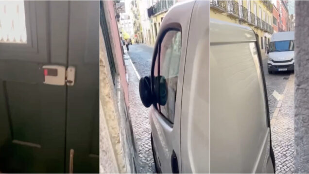 Estacionamento absurdo deixou homem preso na sua própria casa algures em Portugal