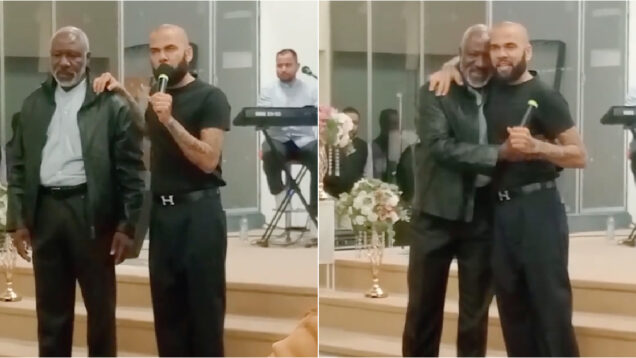 Ex-futebolista Dani Alves reaparece como pastor evangélico em Espanha