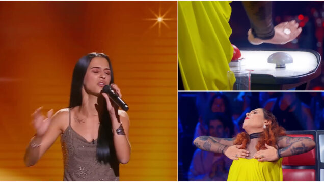 Jéssica Xaveiro arrasou a cantar Papel Principal no The Voice Portugal