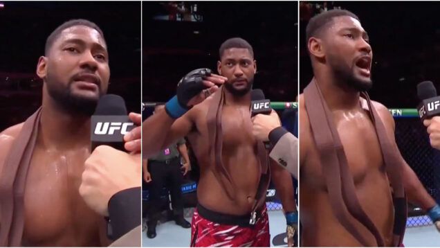 Mário Pinto engana o público no UFC e surpreende com discurso em inglês perfeito