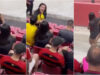Mulher apanha marido a traí-la em pleno jogo e sai do estádio com a amante