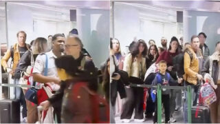 Multidão aguardava ativistas no aeroporto… até que entrou em cena José Carlos Pereira 1