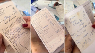 Neta descobre faturas com 51 anos e fica de queixo caído com o preço de uma refeição