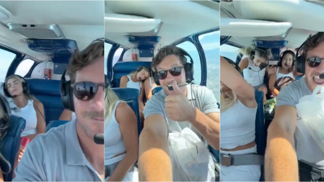 O momento em que um pai decide dar à família uma experiência de gravidade zero enquanto dormem