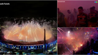 adeptos do Racing criam espetáculo impressionante na Libertadores