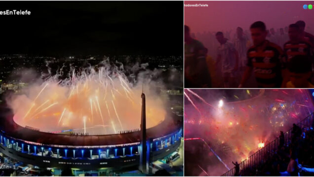 adeptos do Racing criam espetáculo impressionante na Libertadores