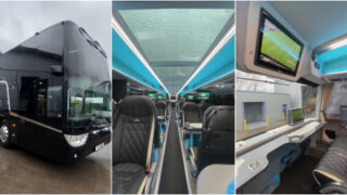 Autocarro de luxo do Newcastle faz esquecer que é apenas um meio de transporte