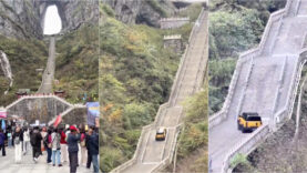 Campanha da Chery danifica a famosa Escada para o Céu e acaba em fiasco