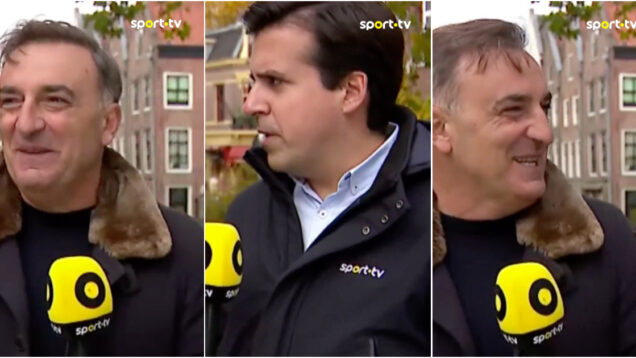 Carlos Carvalhal surpreende durante direto da Holanda