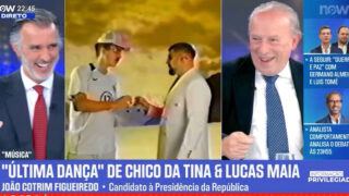 Cotrim de Figueiredo e Santana Lopes dançam ao som de Última Dança de Chico da Tina