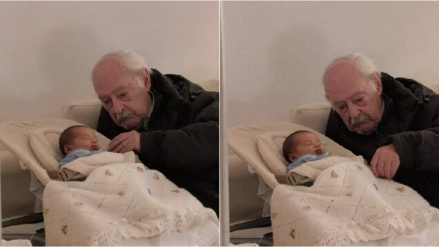 Internet derrete com vídeo de Ruy de Carvalho a conhecer o bisneto recém-nascido