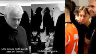 Jogador do Benfica faltou ao funeral da avó para jogar e foi confortado por todo o balneário no final