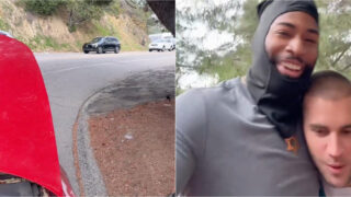 Justin Bieber surpreende desconhecido ao parar para o ajudar em plena estrada