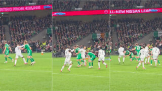 Novas imagens mostram em detalhe o lance que levou à expulsão de Ronaldo