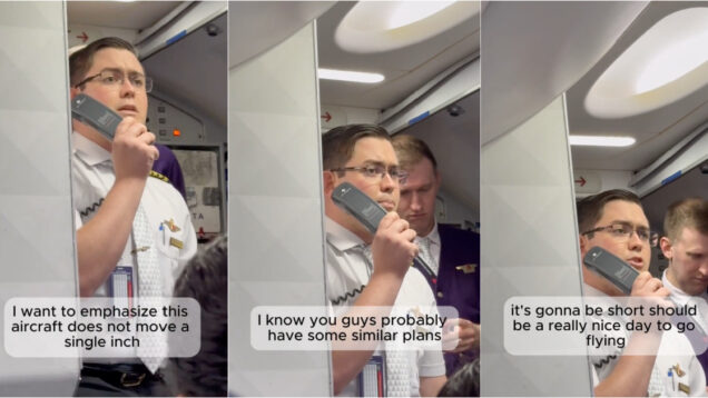 Piloto conta história pessoal e conquista passageiros durante voo na Carolina do Norte