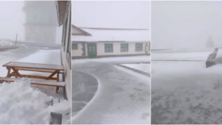Serra da Estrela já veste de branco
